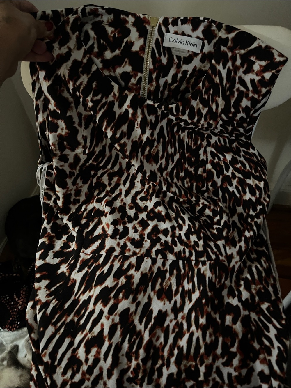 Calvin Klein 
 Zip up dress